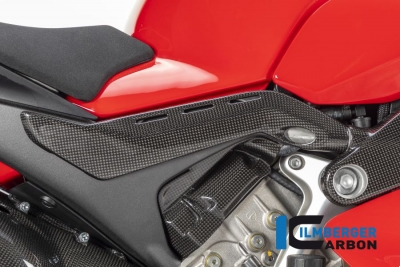 Carbon Ilmberger cover on frame rear set Ducati Panigale V4 R