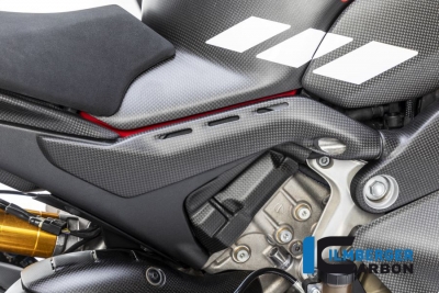 Carbon Ilmberger cover on frame rear set Ducati Panigale V4 R