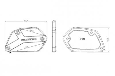 Tapa depsito lquido de frenos Puig BMW F 900 XR