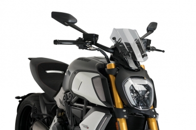 Parabrezza sportivo Puig regolabile Ducati Diavel 1260