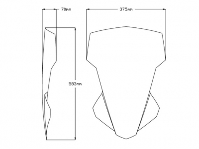 Puig Tourenscheibe Yamaha Tracer 7