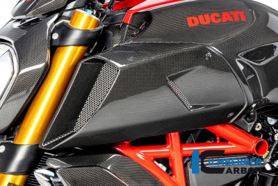 Kit cache-canal dair carbone Ilmberger Ducati Diavel 1260