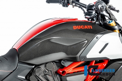 Carbon Ilmberger tank covers set Ducati Diavel 1260