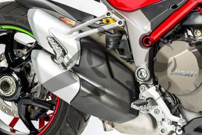 Ducati Multistrada 1260 /S protection thermique dchappement en carbone Ilmberger