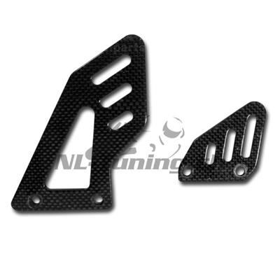 Carbon Ilmberger heel guard rider Aprilia Tuono V4