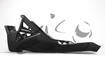 Spoiler motore in carbonio Ilmberger 3 pezzi Aprilia Tuono V4