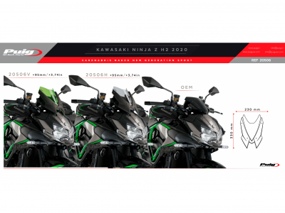 Puig cran sport Kawasaki Z H2