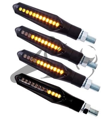 Sequentieller LED-Blinker Set mit Laufeffekt lang