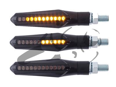 Sequentieller LED-Blinker Set mit Laufeffekt lang