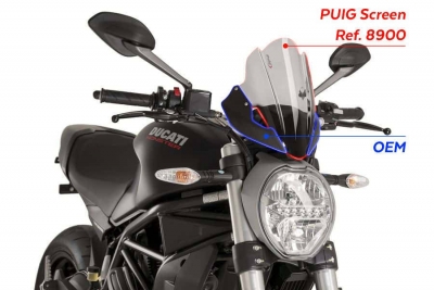 Puig Touringscheibe Ducati Monster 1200 S