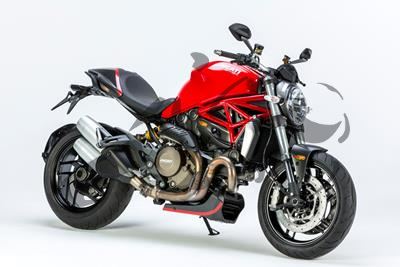 Coperchio cinghia di distribuzione in carbonio Ilmberger orizzontale Ducati Monster 1200 S