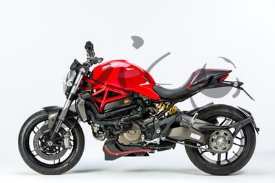 Coperchio cinghia di distribuzione in carbonio Ilmberger orizzontale Ducati Monster 1200 S