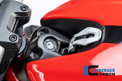 Tapa de la cerradura de encendido de carbono Ilmberger Ducati Monster 1200 S