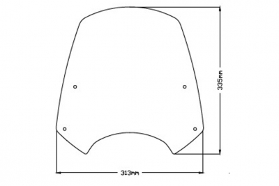 Puig sports windshield Indian FTR 1200