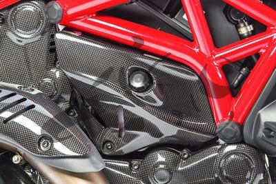 Carbon Ilmberger Abdeckung unterm Rahmen Set Ducati Monster 821