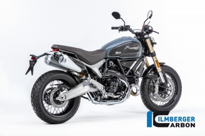 Ilmberger bakhjulsskydd i kolfiber Ducati Scrambler 1100