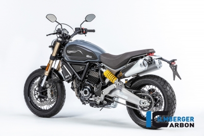 Carbon Ilmberger Auspuffhitzeschutz am Krmmer gross Ducati Scrambler 1100