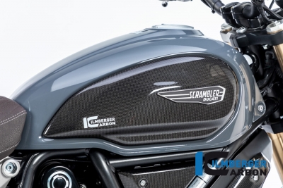 Carbon Ilmberger tank cover set Ducati Scrambler 1100 Dark Pro