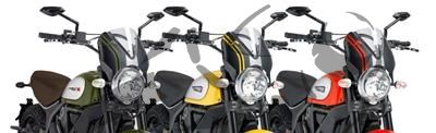 Puig Retro Disc carbonstyle Ducati Scrambler Desert Slede