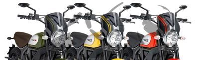 Puig retro disc carbonstyle Ducati Scrambler Desert Sled