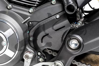 Carbon Ilmberger Ritzelabdeckung Ducati Scrambler Desert Sled