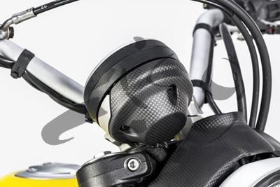 Cubre salpicadero carbono Ilmberger Ducati Scrambler Caf Racer