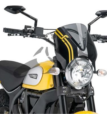 Puig rtro pare-brise mat Ducati Scrambler Full Throttle