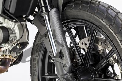 Carbon Ilmberger standpipe cover set Ducati Scrambler Full Throttle