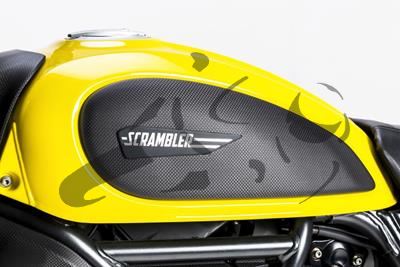 Set copriserbatoio in carbonio Ducati Scrambler Full Throttle