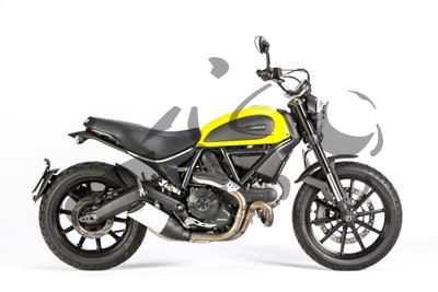 Carbon Ilmberger Schalldmpfer-Fersenschutz Ducati Scrambler Sixty 2
