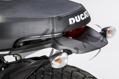 Carbon Ilmberger hllare fr bakre blinkers Ducati Scrambler Classic
