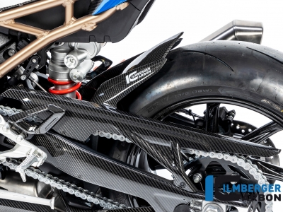 Protge roue arrire en carbone Ilmberger avec protge chane BMW S 1000 R