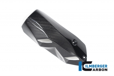 Paracalore dello scarico in carbonio Ilmberger nella parte anteriore del silenziatore BMW S 1000 XR