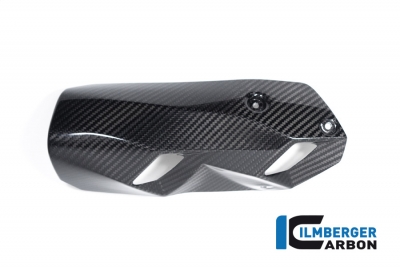 Paracalore dello scarico in carbonio Ilmberger nella parte anteriore del silenziatore BMW S 1000 XR
