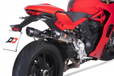Auspuff QD Twin Titan Gunshot Ducati Supersport 939(gem�ss QD nicht lieferbar)
