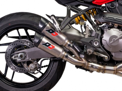 Exhaust QD Twin Titan Gunshot Ducati Monster 821