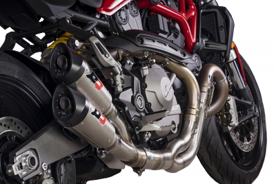 pot dchappement QD Twin Titan Gunshot Ducati Monster 821