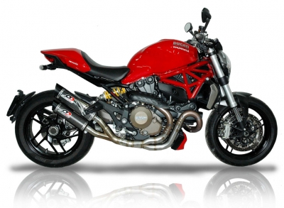 Uitlaat QD Twin Carbon Ducati Monster 821
