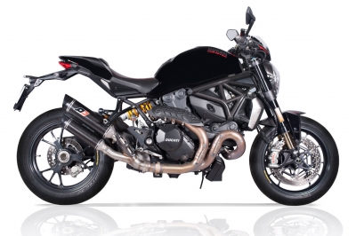 Uitlaat QD Twin Carbon Ducati Monster 1200 S