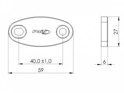Puig mirror covers Honda CBR 650 F