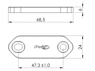 Puig mirror covers Kawasaki Ninja 300