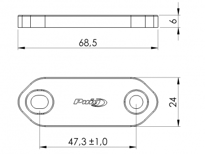 Puig spegelkpor Kawasaki Ninja ZX-6R