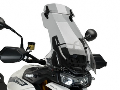 Puig touring screen with visor attachment Triumph Tiger Sport 850