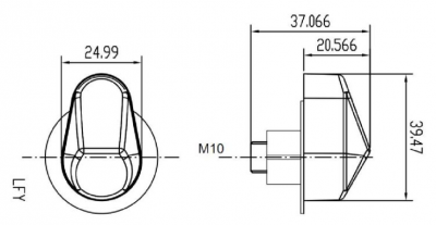 Puig shuttering turn signal Yamaha