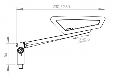 Espejo retrovisor Puig Hypernaked Kawasaki Z900