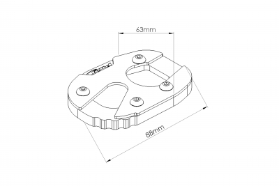 Allargamento dello stand Puig Honda CB 650 R