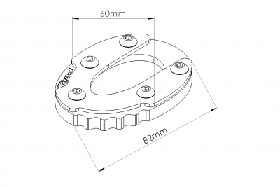 Puig Standaardverbreding Kawasaki Z650