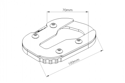Extensin de caballete Puig BMW F 900 R