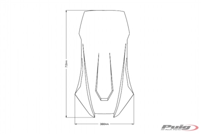 Puig Tourenscheibe Honda X-ADV