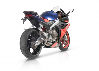 Scarico QD Gunshot black sistema completo Aprilia Tuono 660